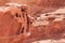 Â  with red canyon geological formations, Jordan